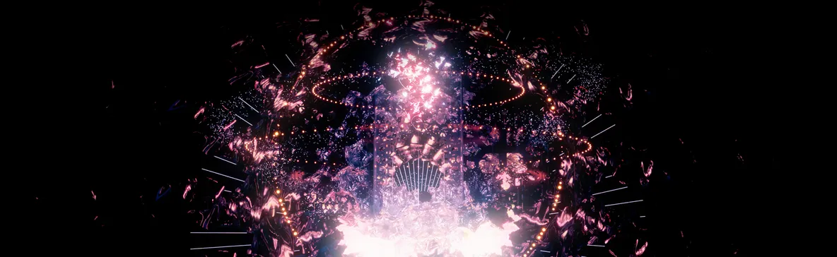 KAMITSUBAKI FES 『巫女』背景映像演出